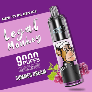 Legal Monkey 9000 Puffs Prefilled Pod Kit